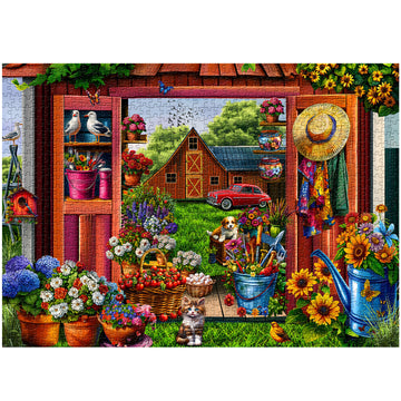 Pielz de rompecabezas de jardín de la granja 1000 piezas